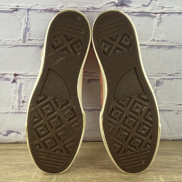 Converse Chuck Taylor All Star Lift Platform Pink Heart Women's 9 High Top Shoes - Picture 7 of 9